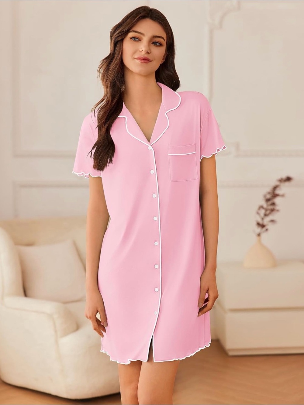 Night Gown Bundle Size Medium Pink and Blue